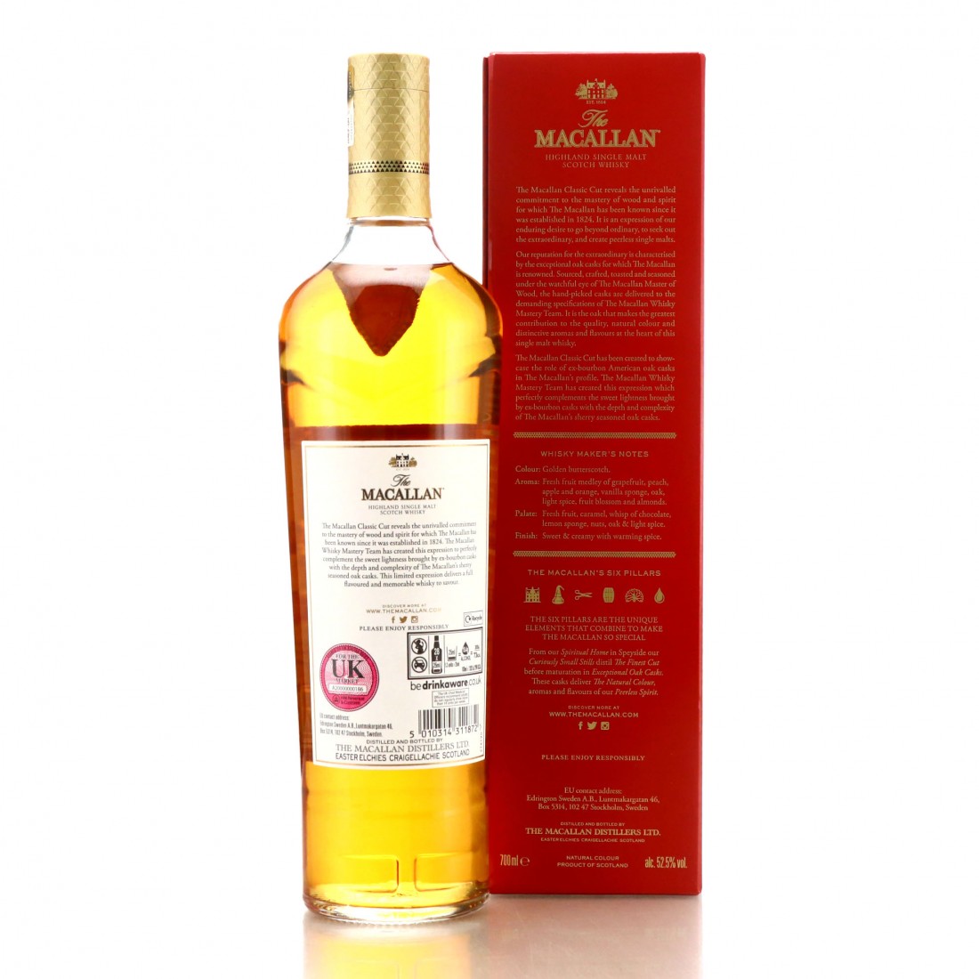 Macallan Classic Cut 2022 Release Whisky Auctioneer