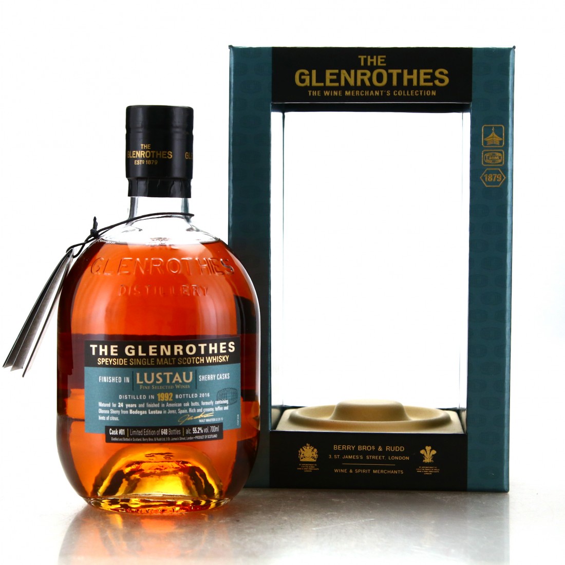 Glenrothes 1992 Lustau Oloroso Cask Finish 24 Year Old / Wine Merchant