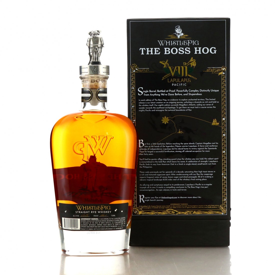 Whistlepig Single Rum Barrel Finish Rye 35 / The Boss Hog 8th Edition Whisky Auctioneer