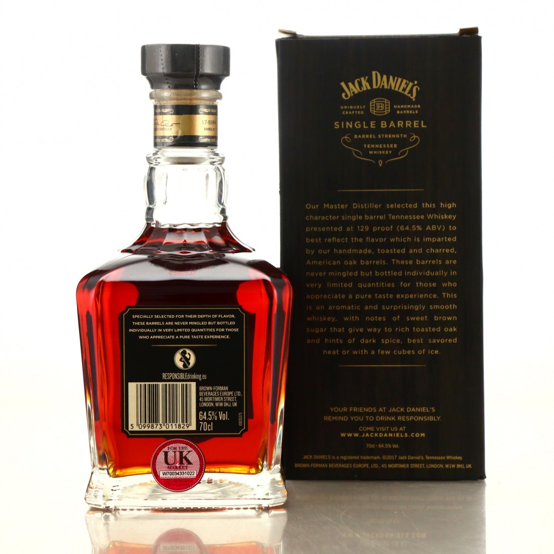 Jack Daniel's Barrel Strength Single Barrel Select 70cl 2017 Whisky