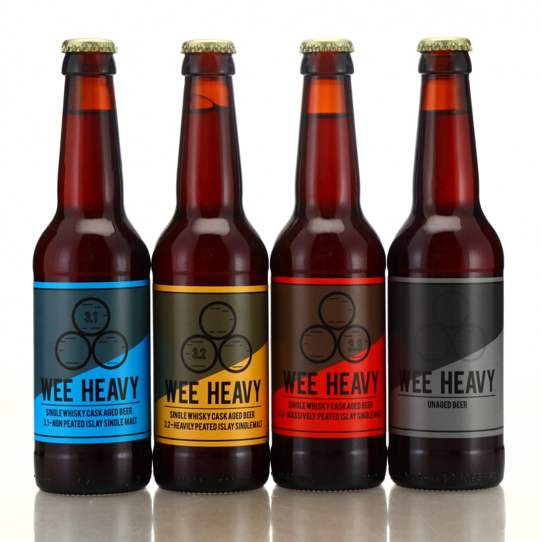 Dramfool x Crossborders Wee Heavy Beers 4 x 33cl Whisky Auctioneer