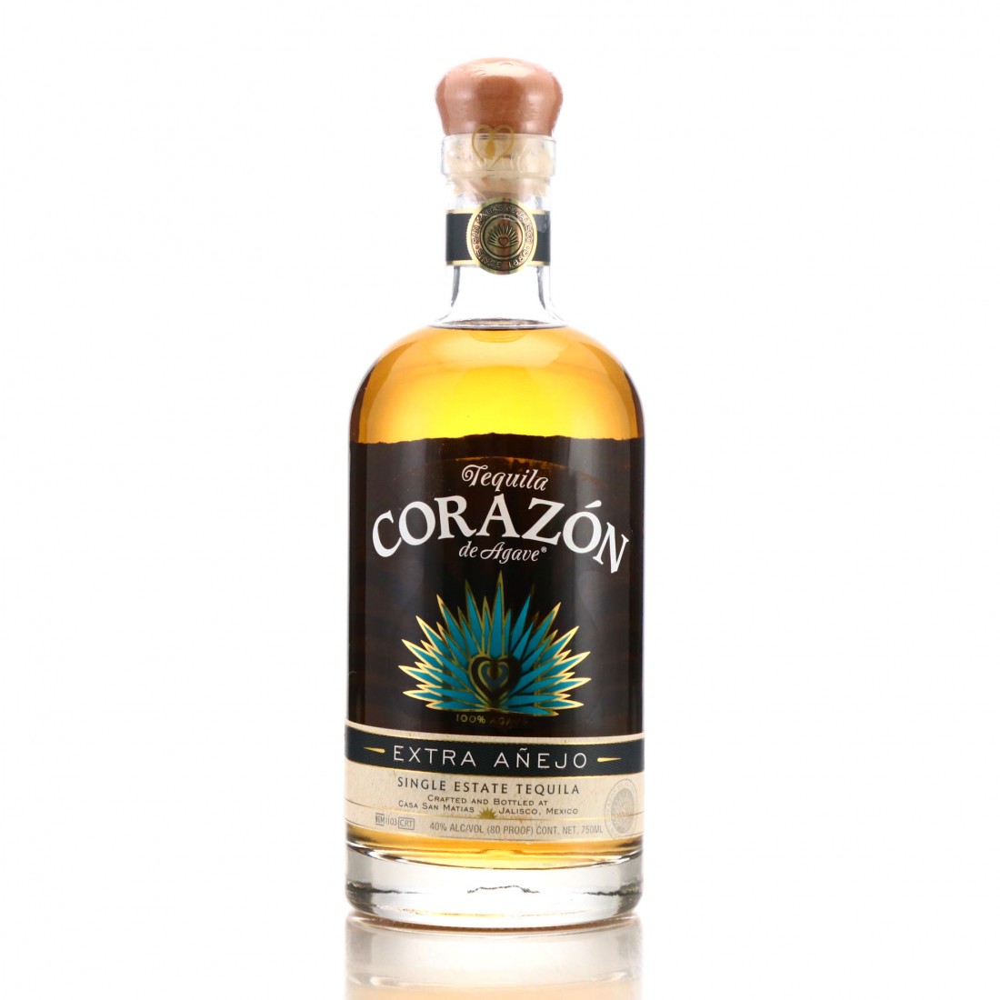 Corazon Tequila Single Estate Extra Anejo 75cl Whisky Auctioneer