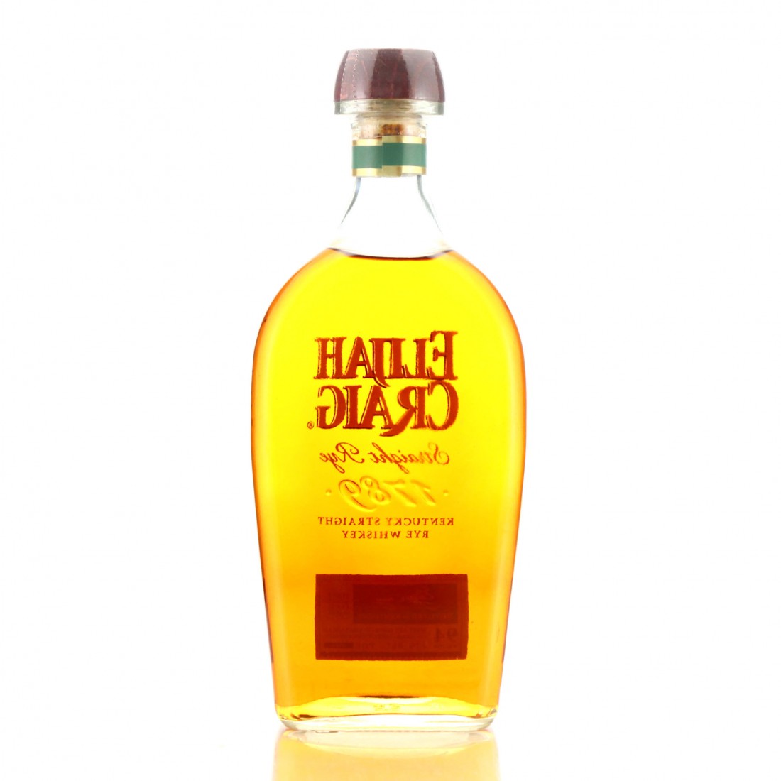 Elijah Craig Straight Rye Whisky Auctioneer