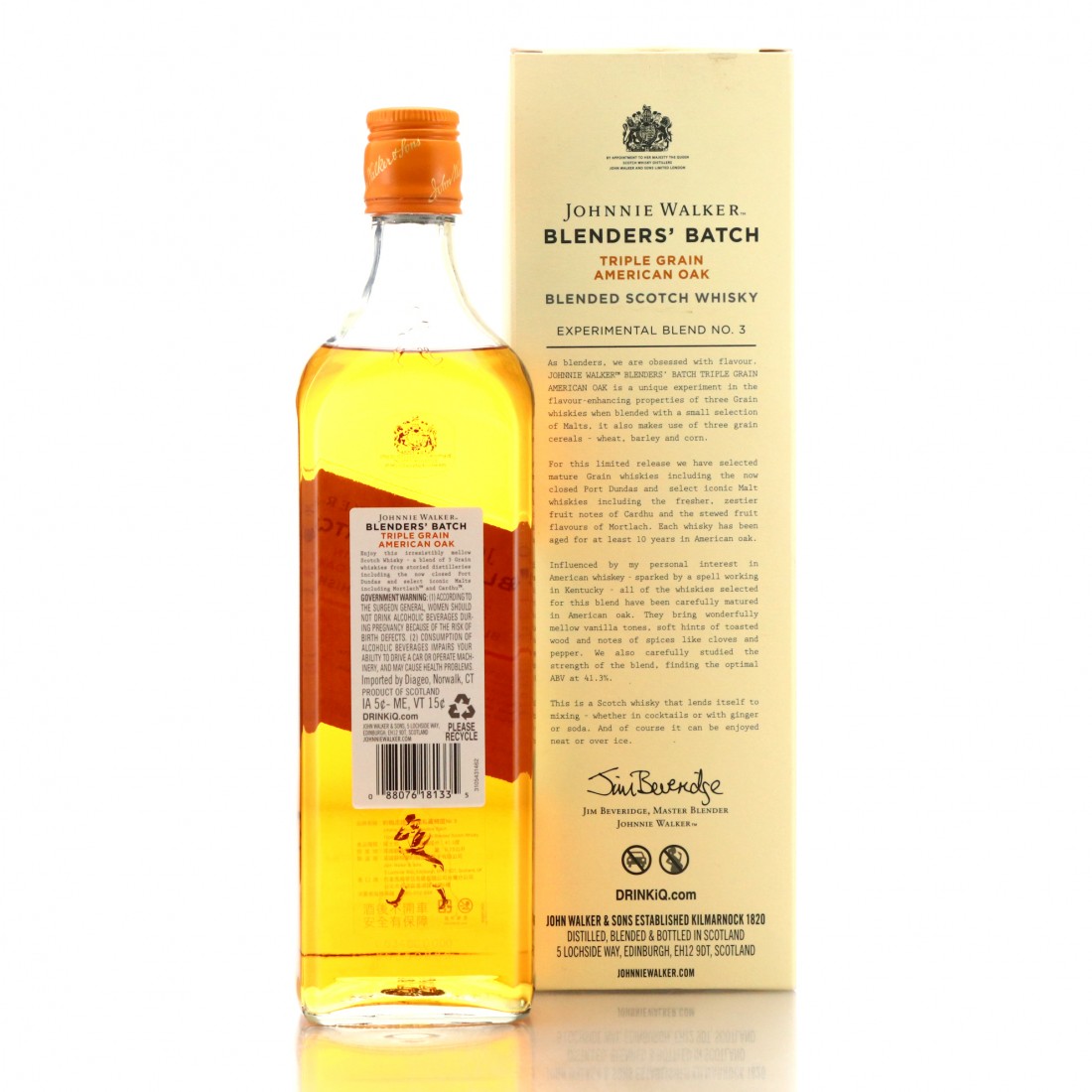 Johnnie Walker 10 Year Old Blenders' Batch 3 Triple Grain 75cl / US