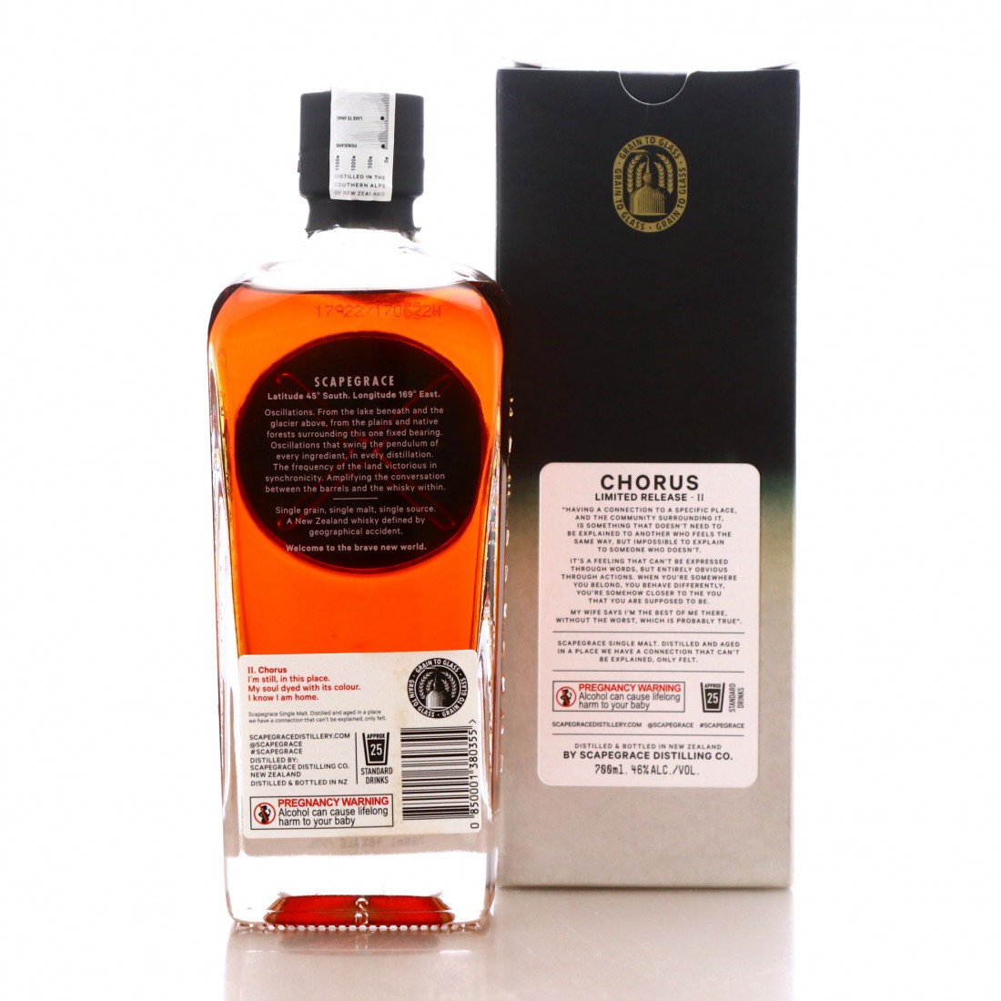 Scapegrace Chorus Limited Release II Whisky Auctioneer