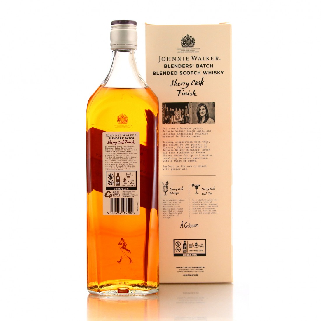 Johnnie Walker 12 Year Old Blenders' Batch Exp7 1 Litre / Sherry Cask