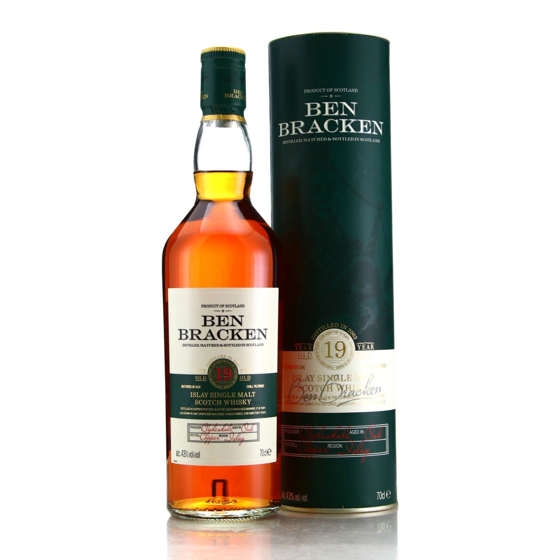 Ben Bracken 2003 19 Year Old Islay Single Malt Whisky Auctioneer