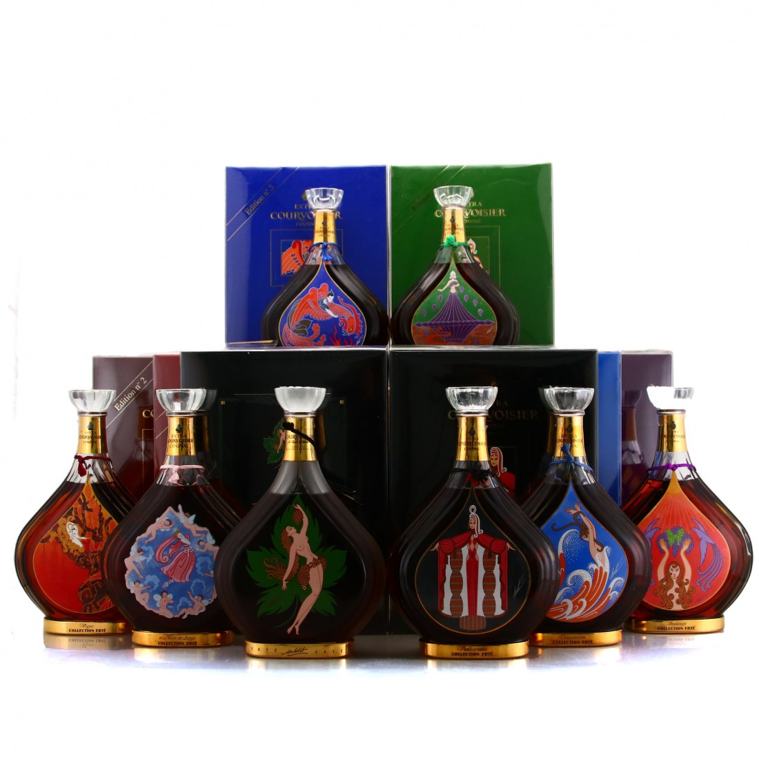 Courvoisier Erte Collection No.1-8 8 x 70cl | Whisky Auctioneer