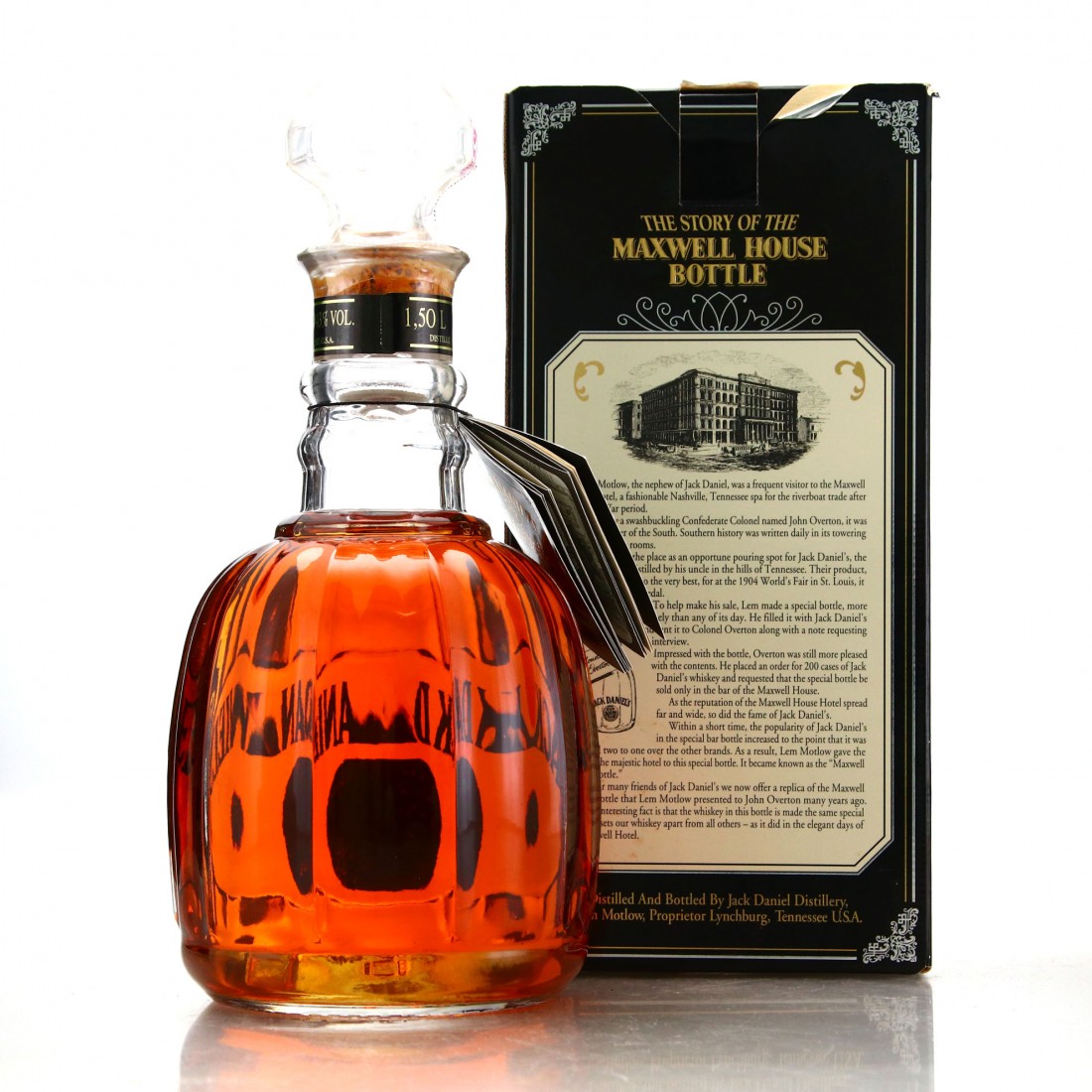 Jack Daniel's Old No.7 Maxwell House 1.5 Litre 1995 Whisky Auctioneer