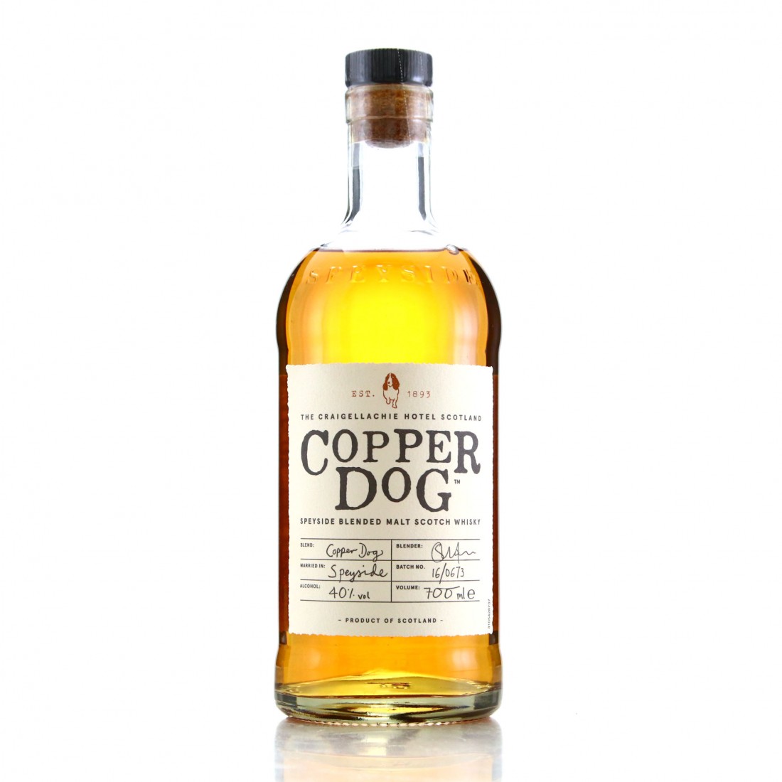 Copper Dog Speyside Blended Malt Whisky Auctioneer