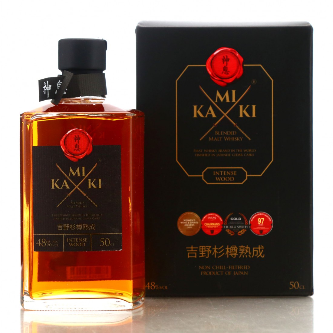 Kamiki Intense Wood Blended Malt 50cl | Whisky Auctioneer