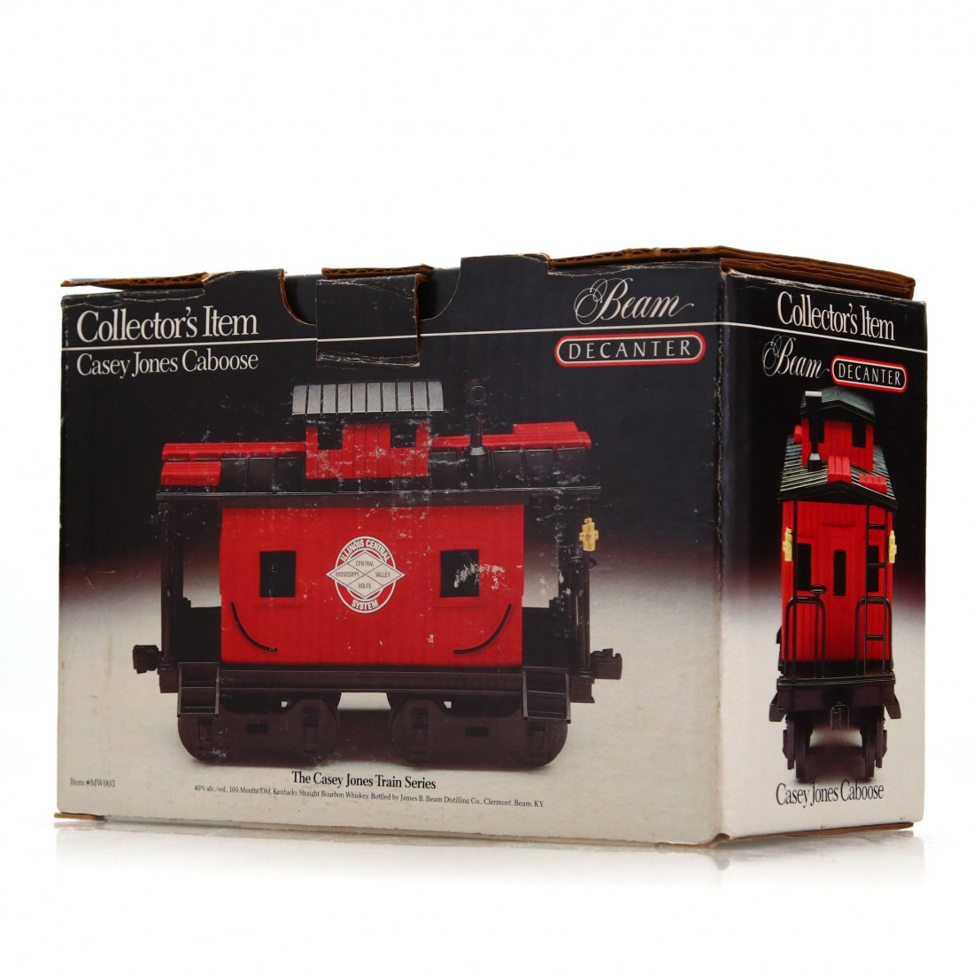 Beam 150 Month Old "Red Caboose" Decanter 1980s Whisky Auctioneer