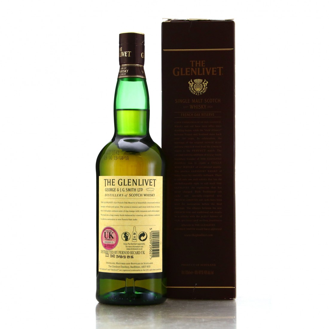Glenlivet 15 Year Old French Oak Reserve Whisky Auctioneer