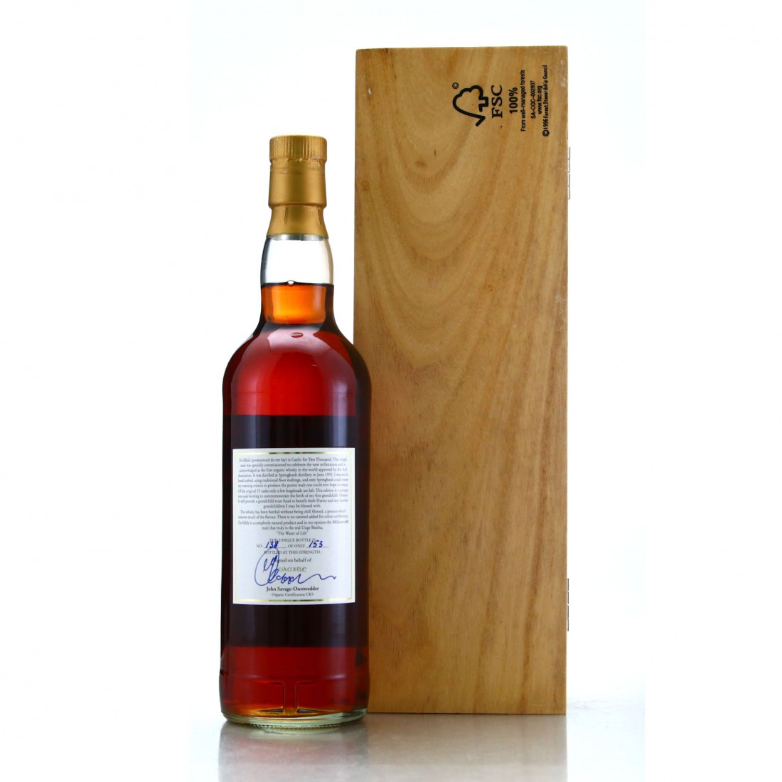 Springbank 1992 Da Mhile / Newborn Whisky Auctioneer
