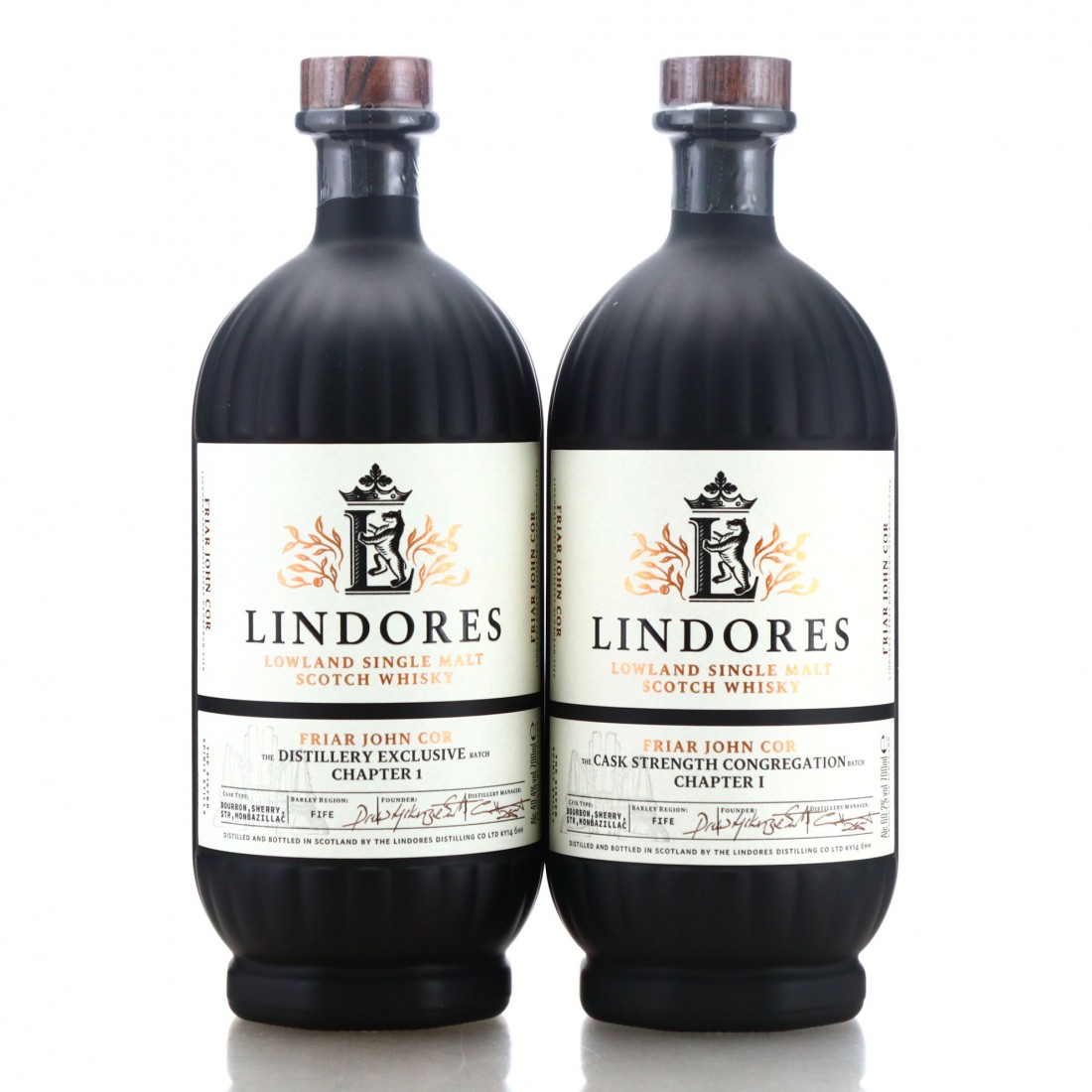 Lindores Friar John Cor Chapter One 2 x 70cl Whisky Auctioneer