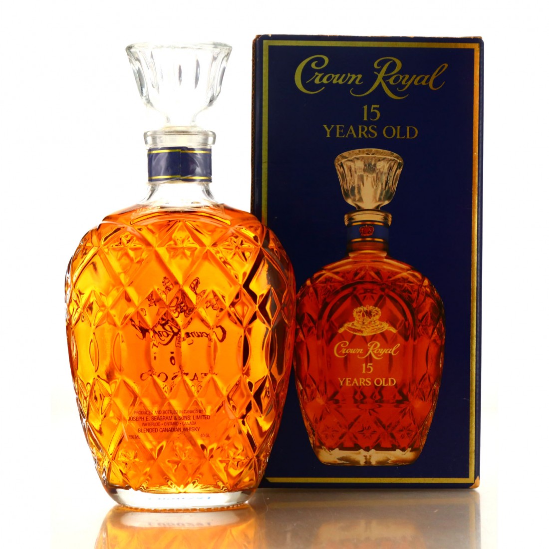 Seagram's Crown Royal 15 Year Old Limited Edition 1990s Whisky Auctioneer