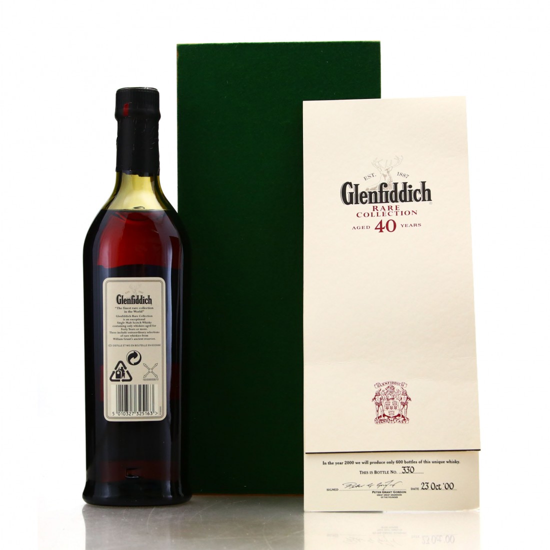 Glenfiddich 40 Year Old Rare Collection 2000 Whisky Auctioneer