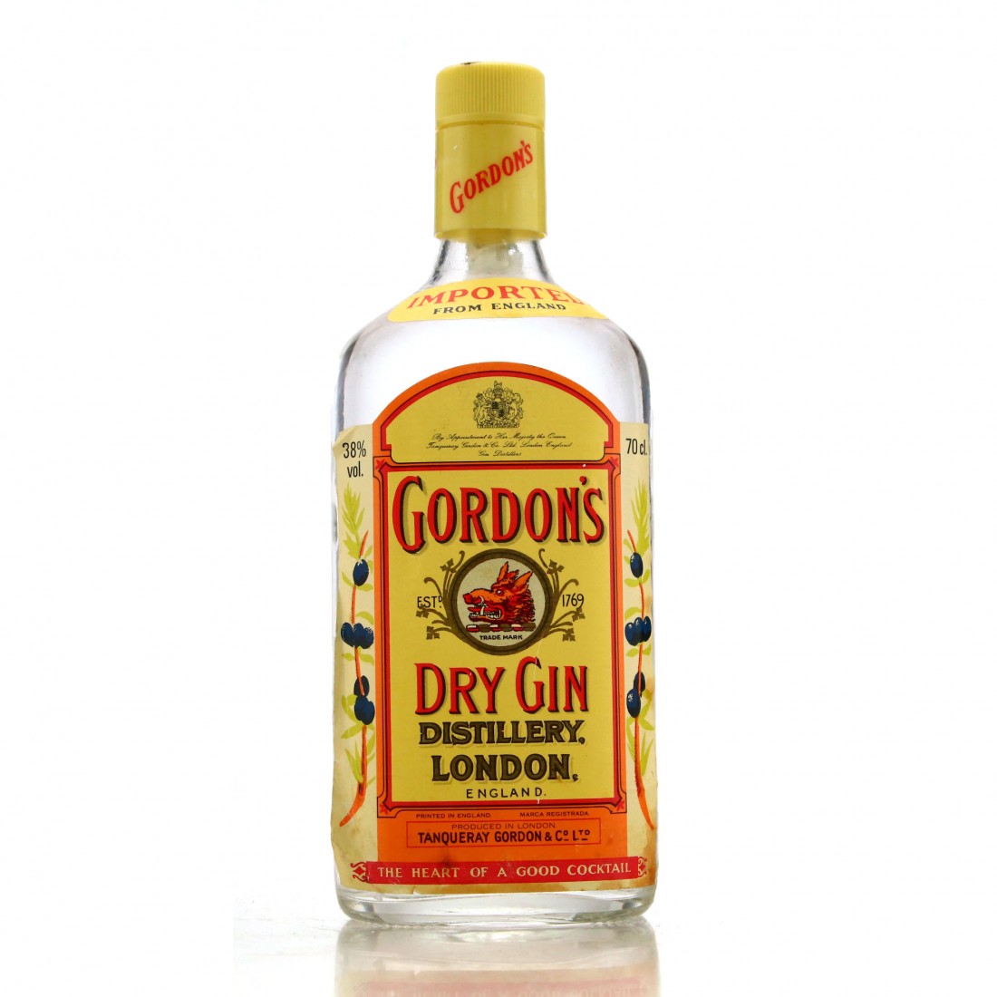 Gordon's Dry Gin 1990s Whisky Auctioneer