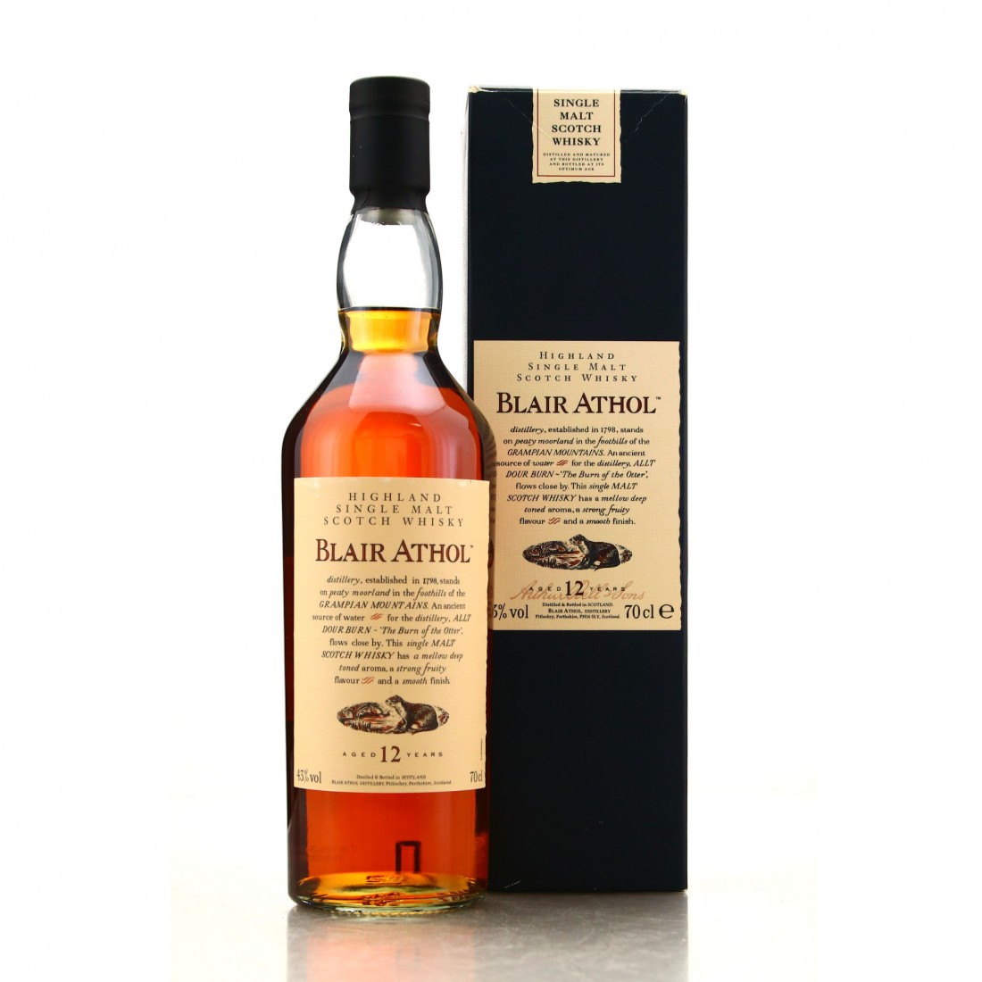 Blair Athol 12 Year Old Flora and Fauna Whisky Auctioneer
