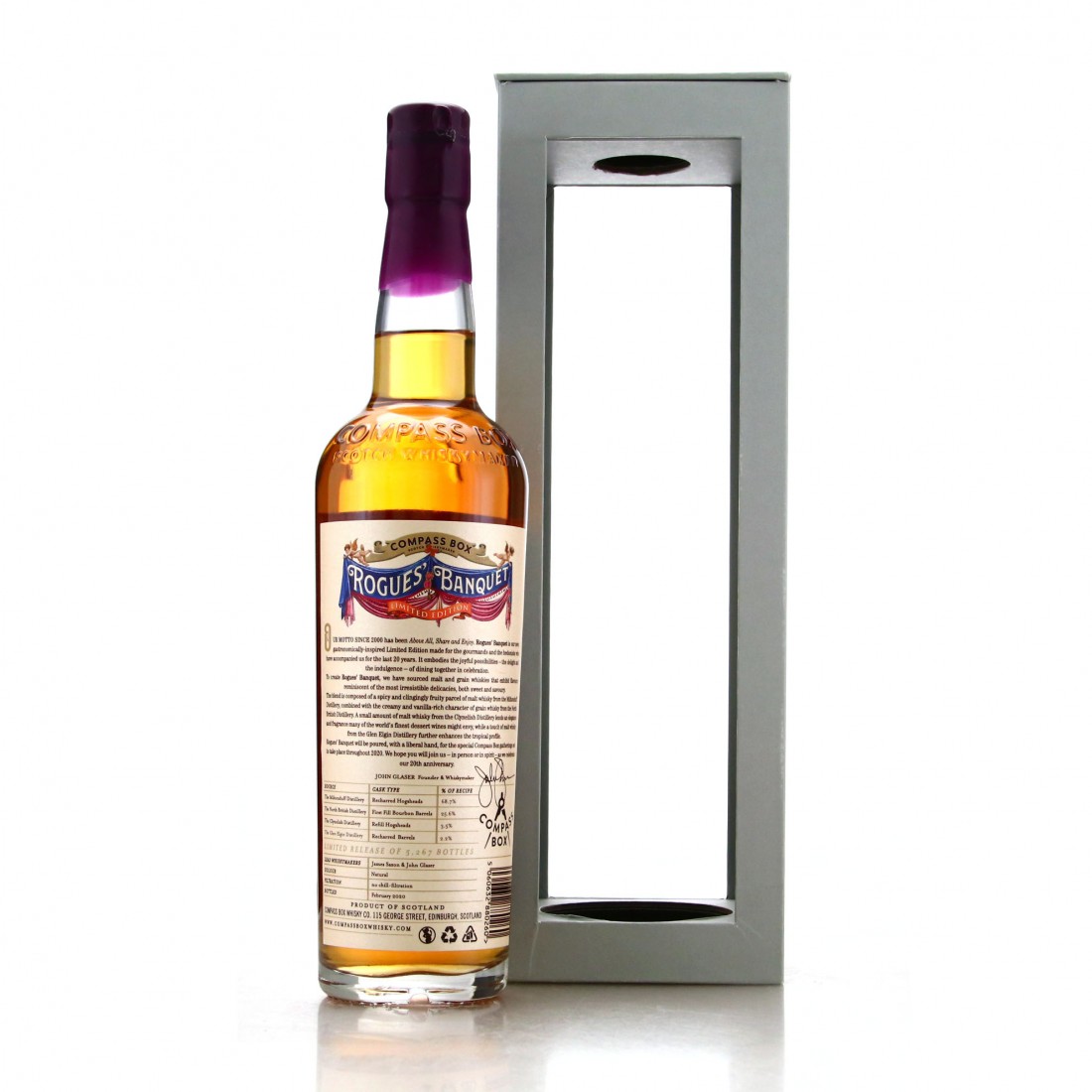 Compass Box Rogues' Banquet / 20th Anniversary Whisky Auctioneer