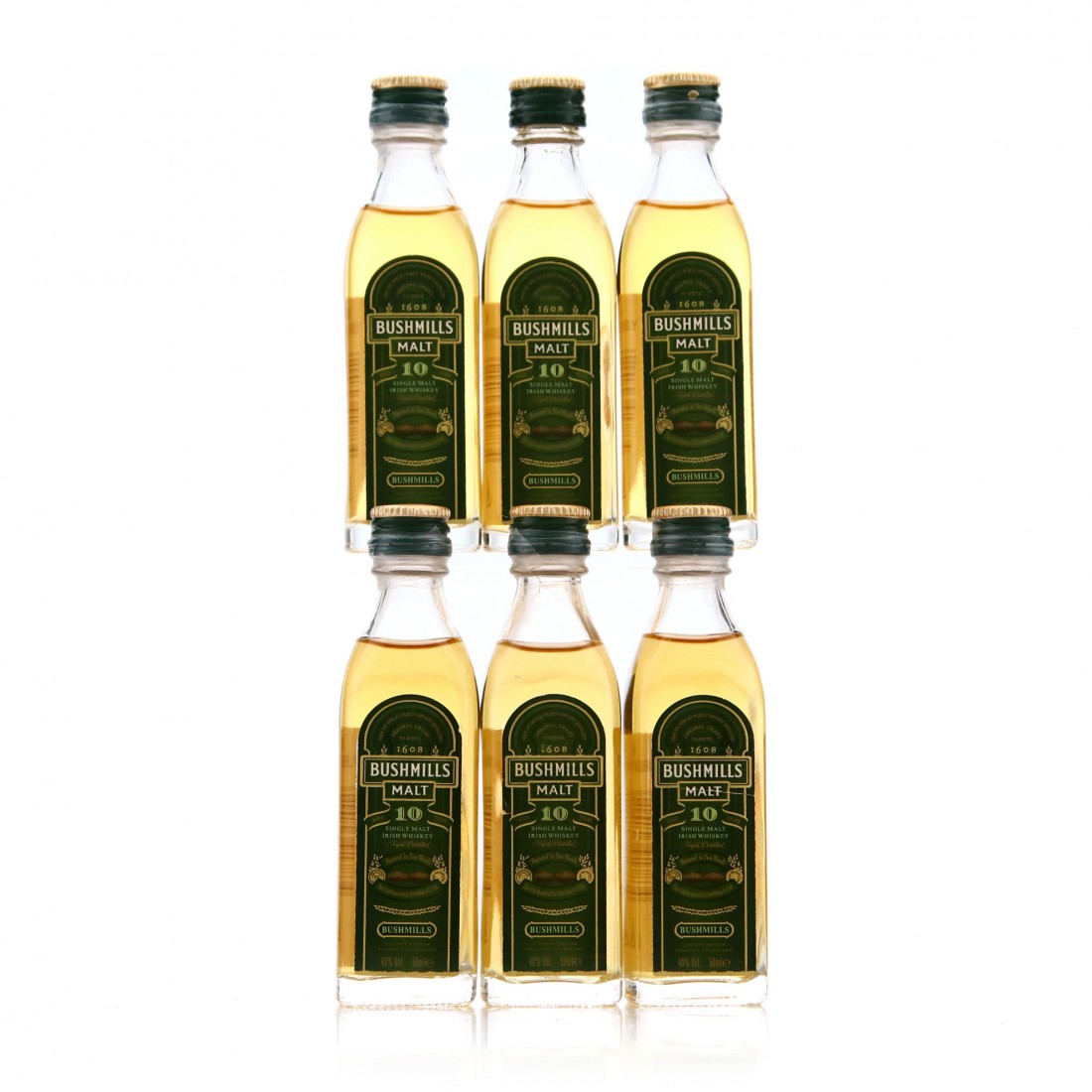 Bushmills 10 Year Old Single Malt Miniature x 6 | Whisky Auctioneer