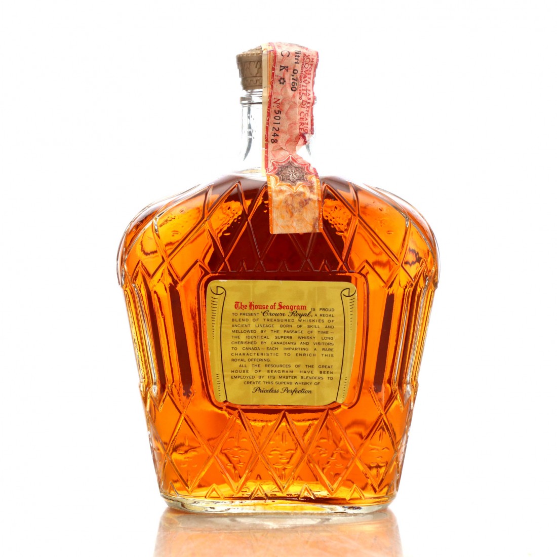 Seagram's Crown Royal 1970 Canadian Whisky Whisky Auctioneer