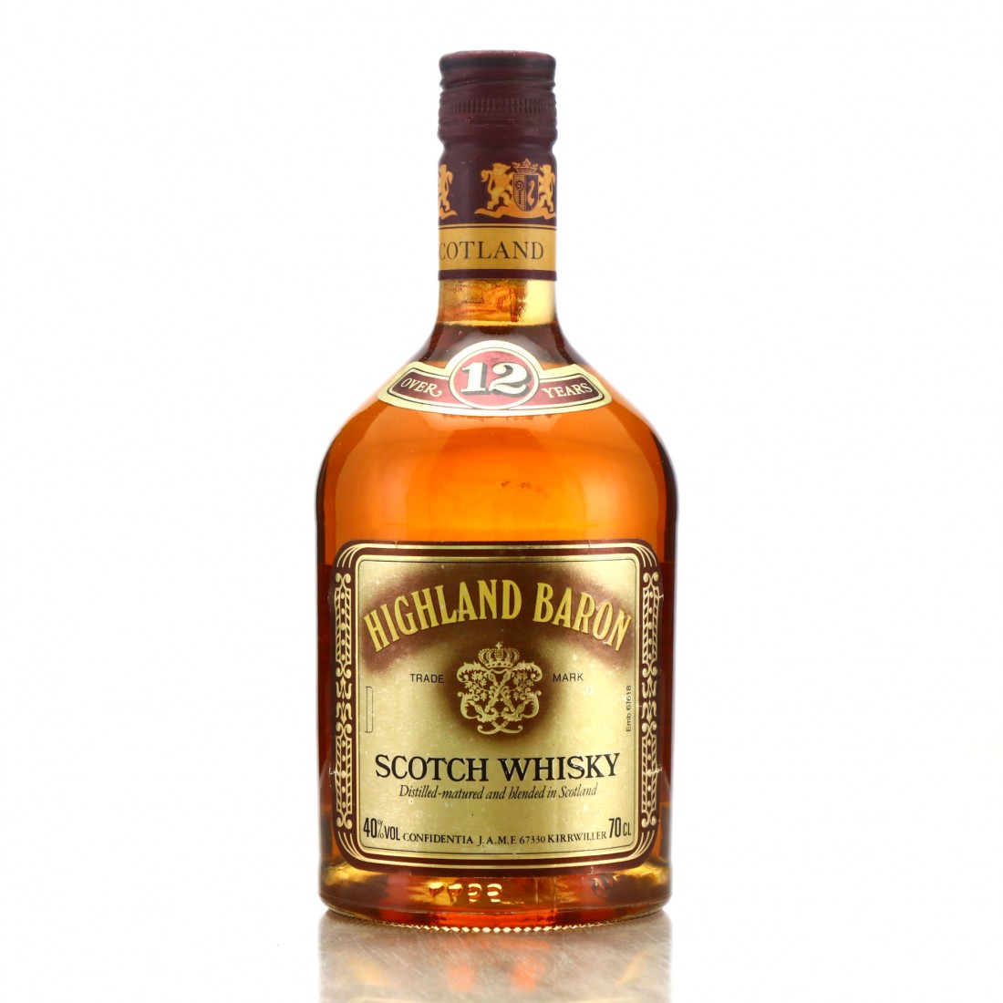 Highland Baron 12 Year Old Scotch Whisky 1990s Whisky Auctioneer