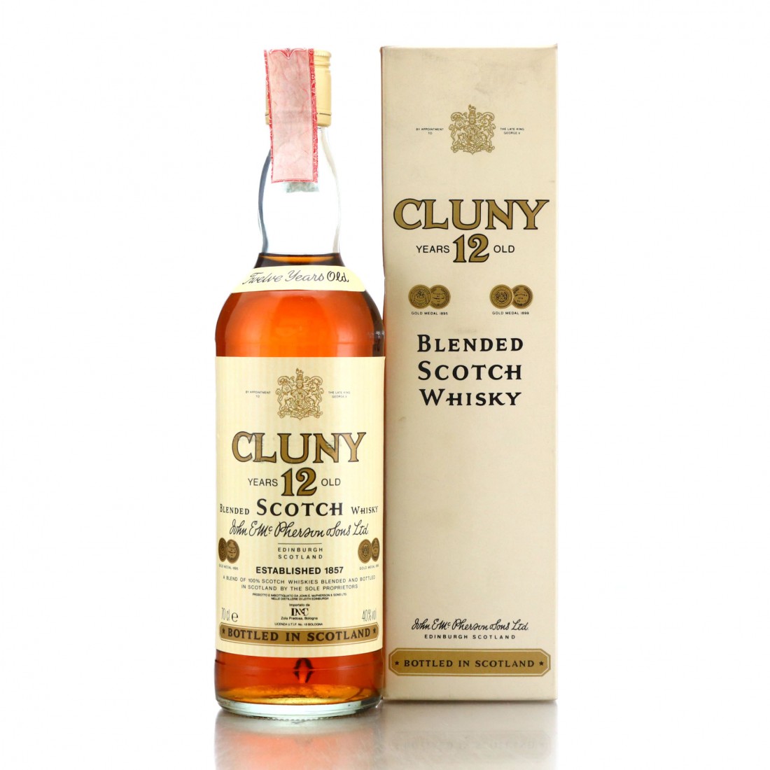 Cluny 12 Year Old Scotch Whisky 1990s Whisky Auctioneer