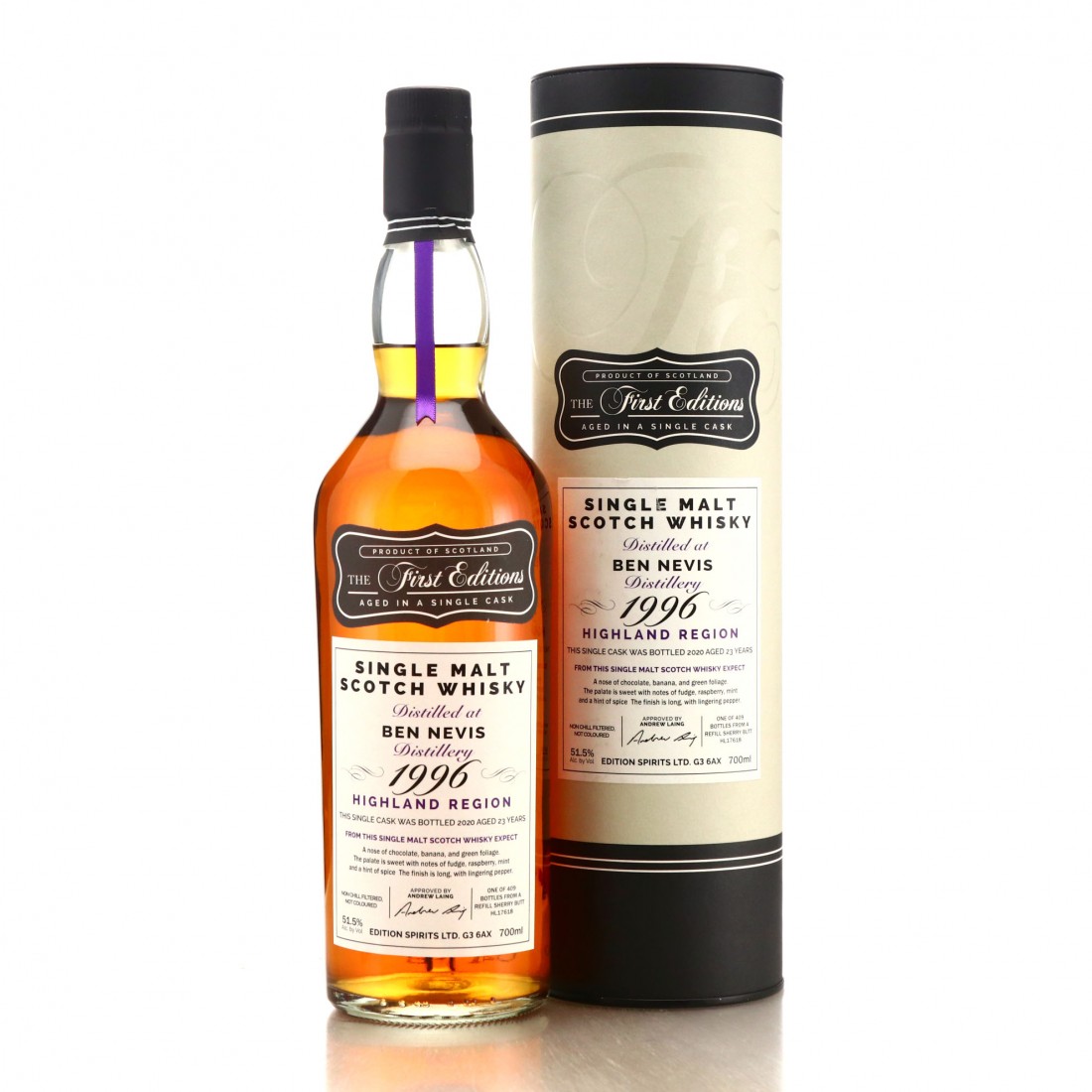 Ben Nevis 1996 First Editions 23 Year Old | Whisky Auctioneer