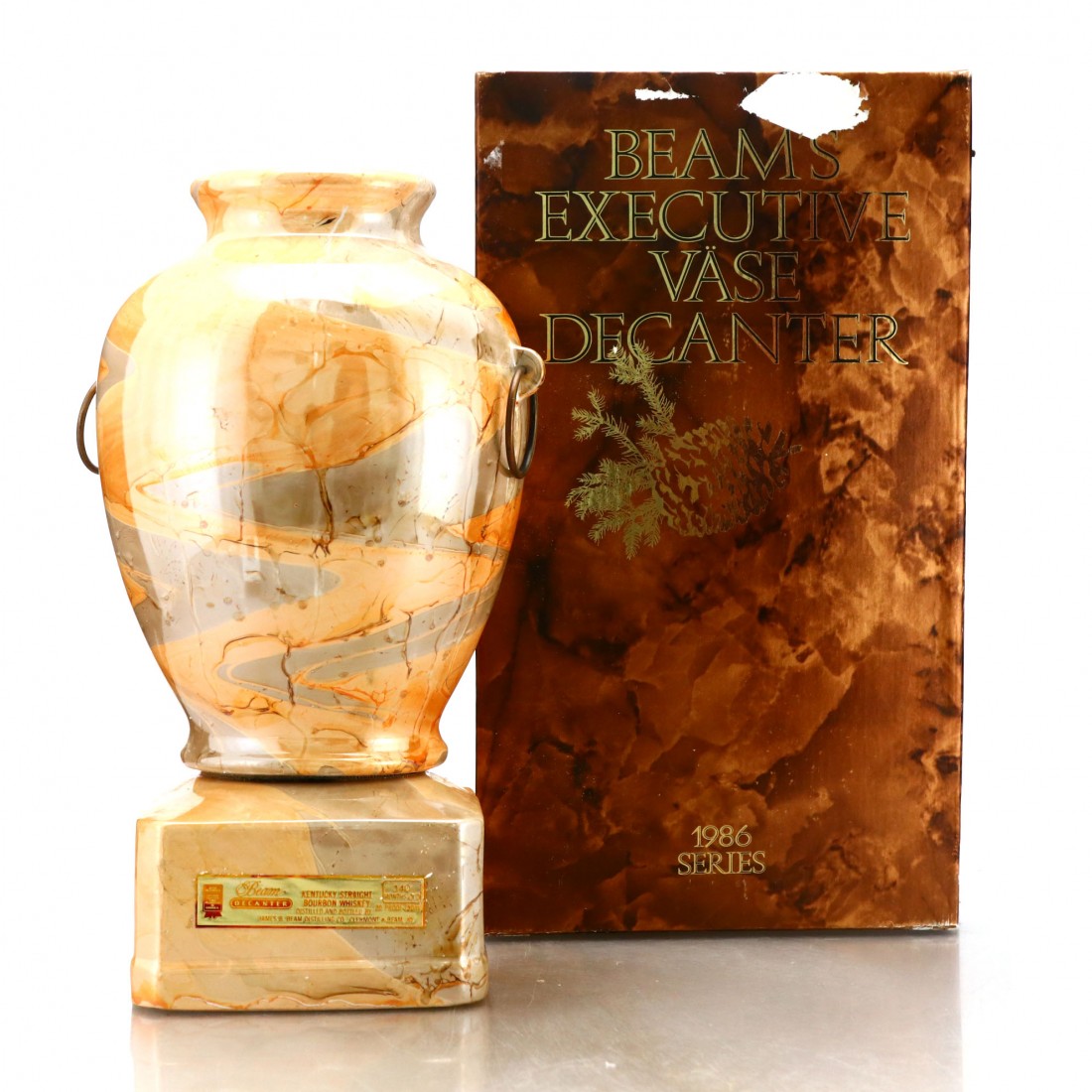 Beam 140 Month Old Executive Vase Decanter 1986 Series Whisky Auctioneer