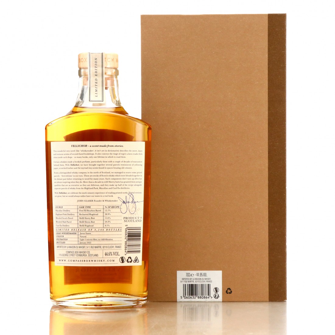 Compass Box Vellichor Whisky Auctioneer