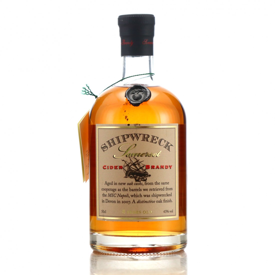 Shipwreck 8 Year Old Cider Brandy 50cl Whisky Auctioneer