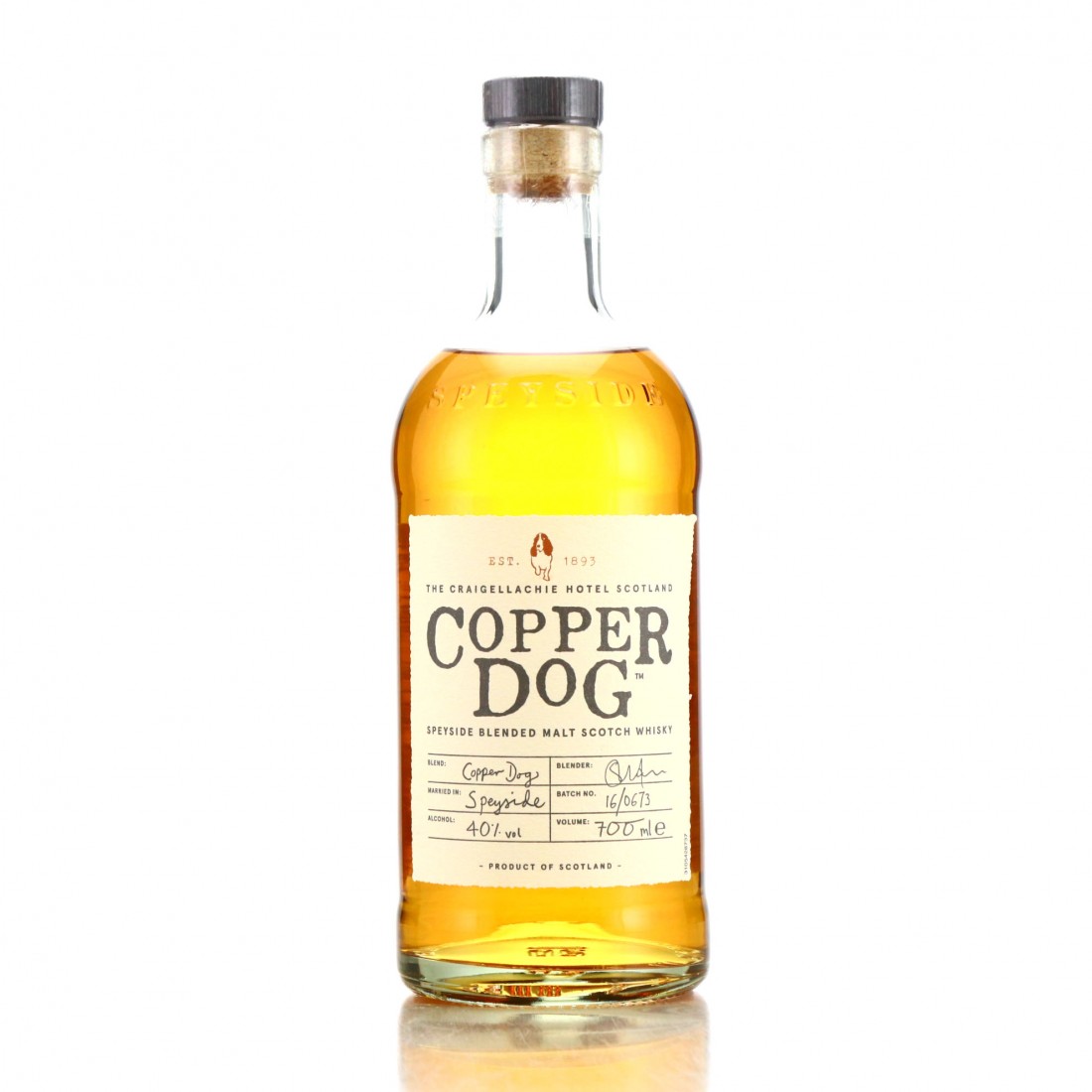 Copper Dog Speyside Blended Malt Whisky Auctioneer