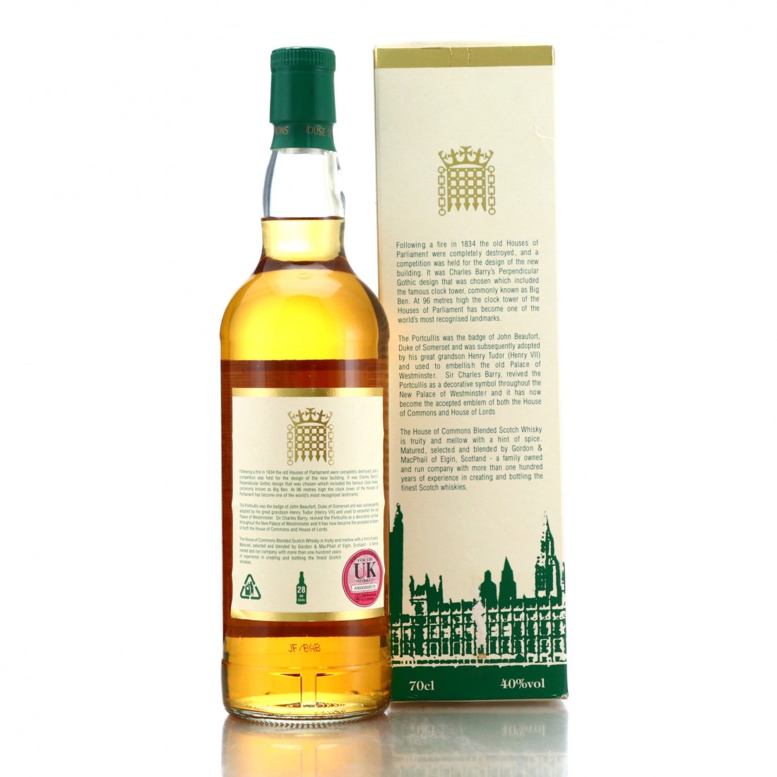 House of Commons Gordon and Macpahil / Signed | Whisky Auctioneer