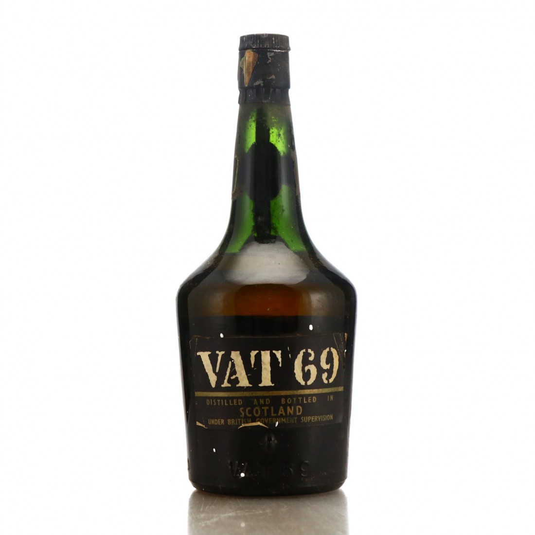 Insegna In Metallo Retrò Vat 69 Scotch Whisky – 20x30 Cm, Decorazione Da Parete Per Pub E Cucina