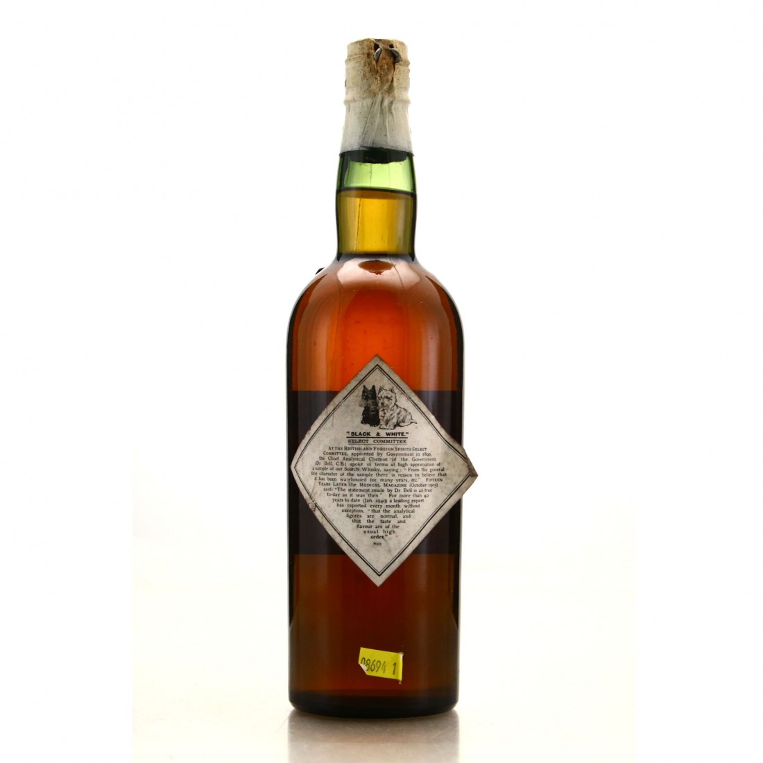 Black and White Scotch Whisky 1950s Whisky Auctioneer