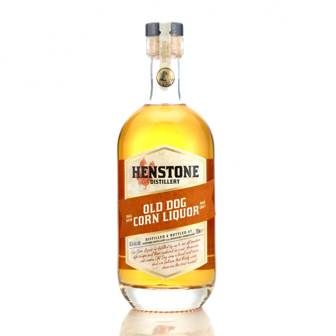 Henstone Old Dog Corn Liquor Whisky Auctioneer