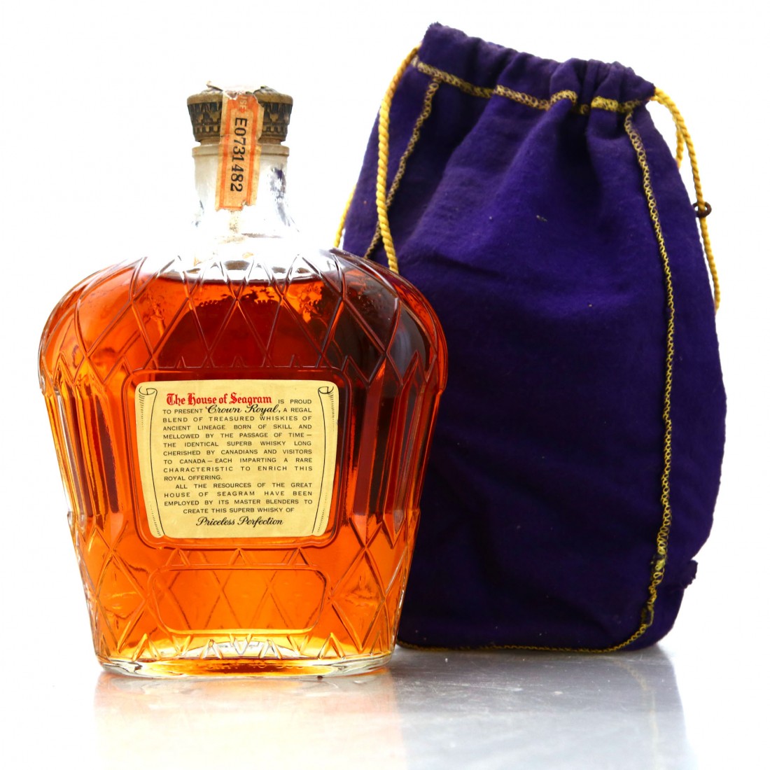 Seagram's Crown Royal 1970s Canadian Whisky Whisky Auctioneer