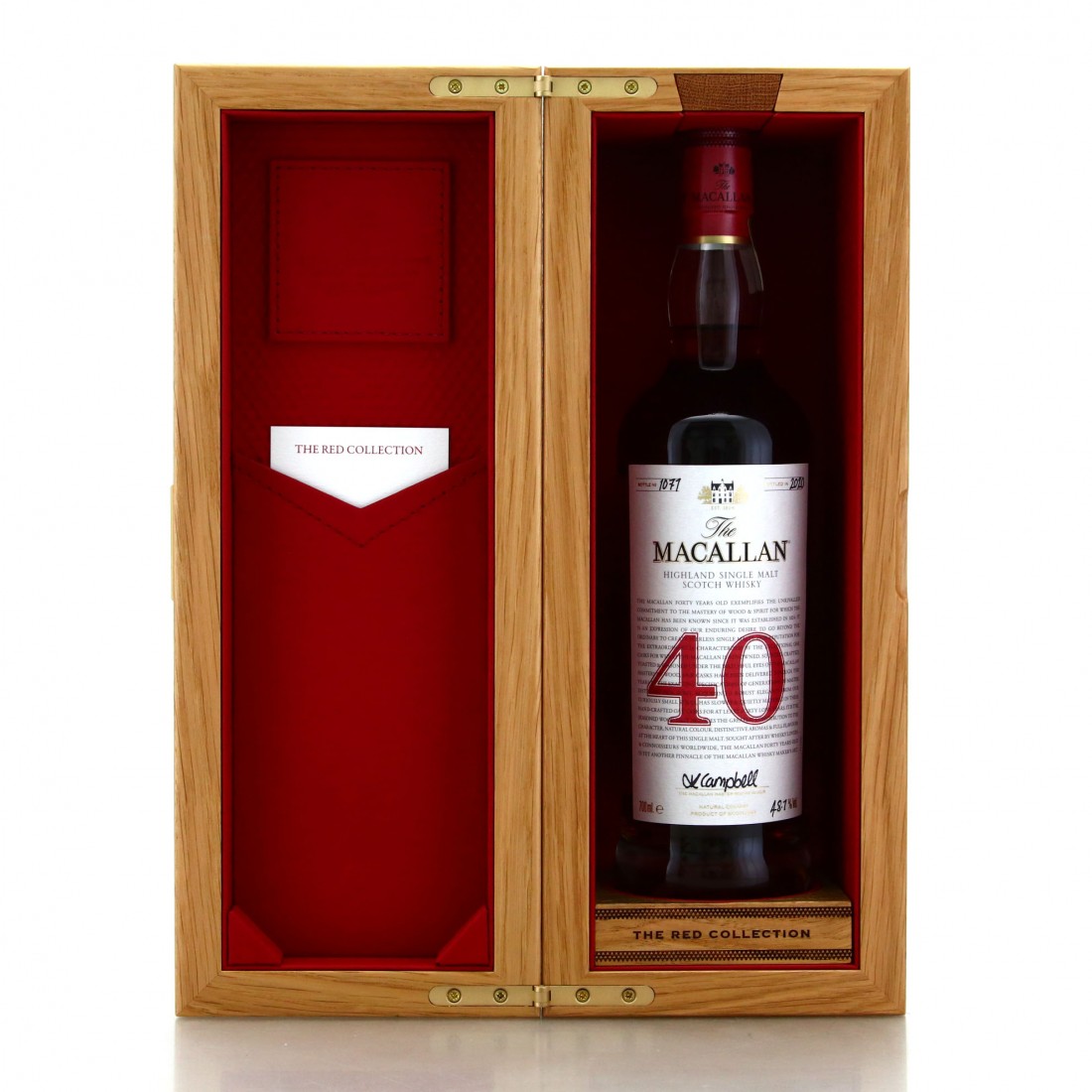 Macallan 40 Year Old The Red Collection | Whisky Auctioneer