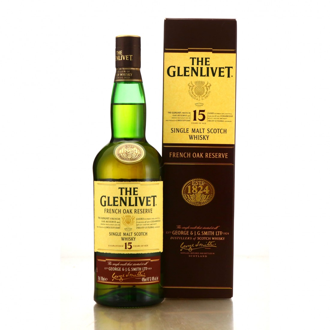 Glenlivet 15 Year Old French Oak Reserve Whisky Auctioneer