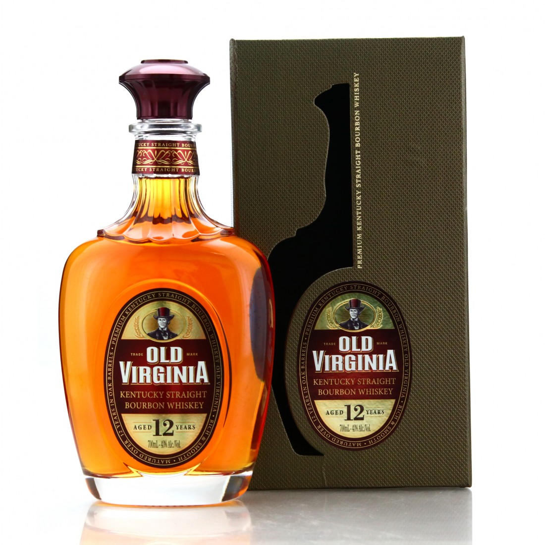 Old Virginia 12 Year Old Bourbon 70cl | Whisky Auctioneer