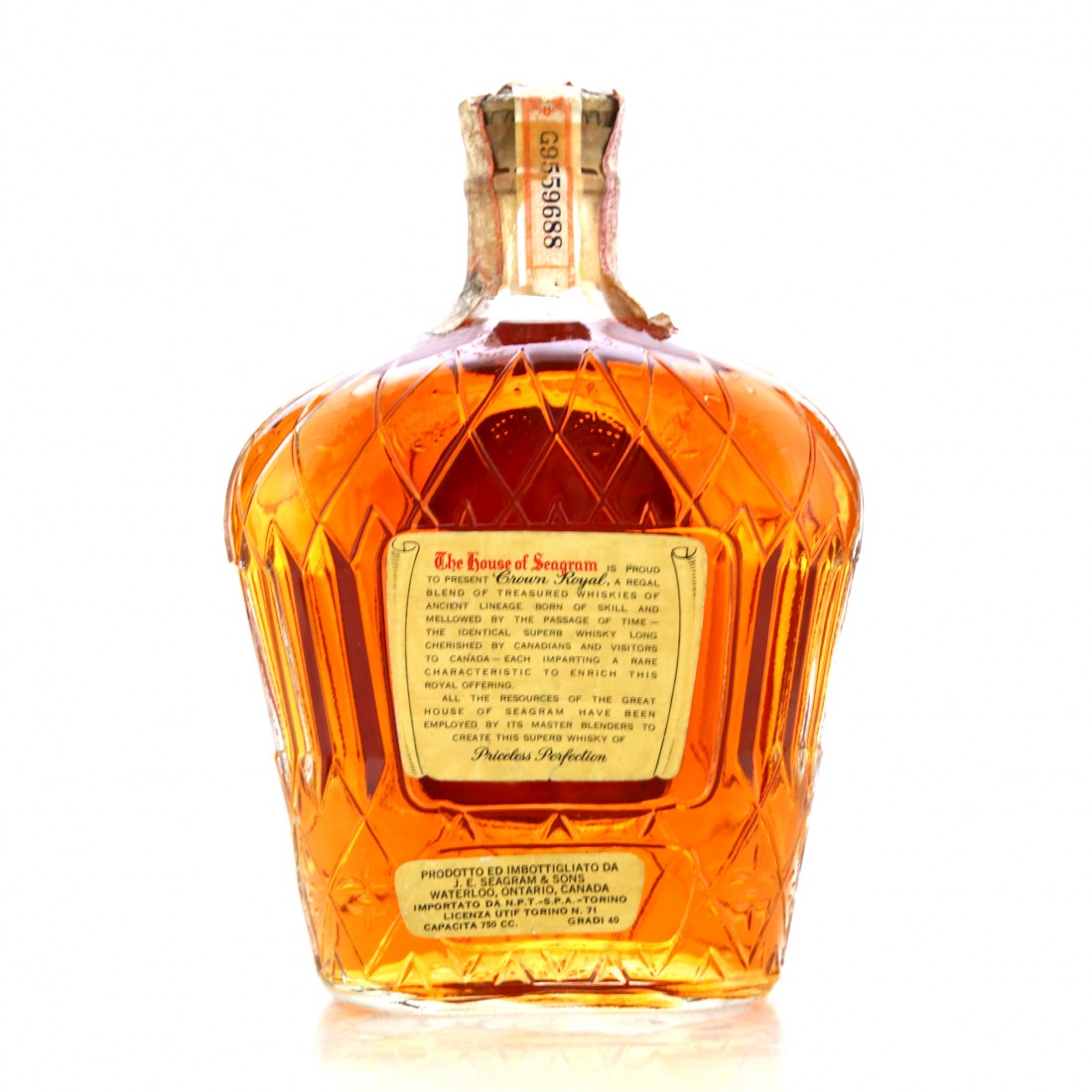 Seagram's Crown Royal 1961 Canadian Whisky Whisky Auctioneer