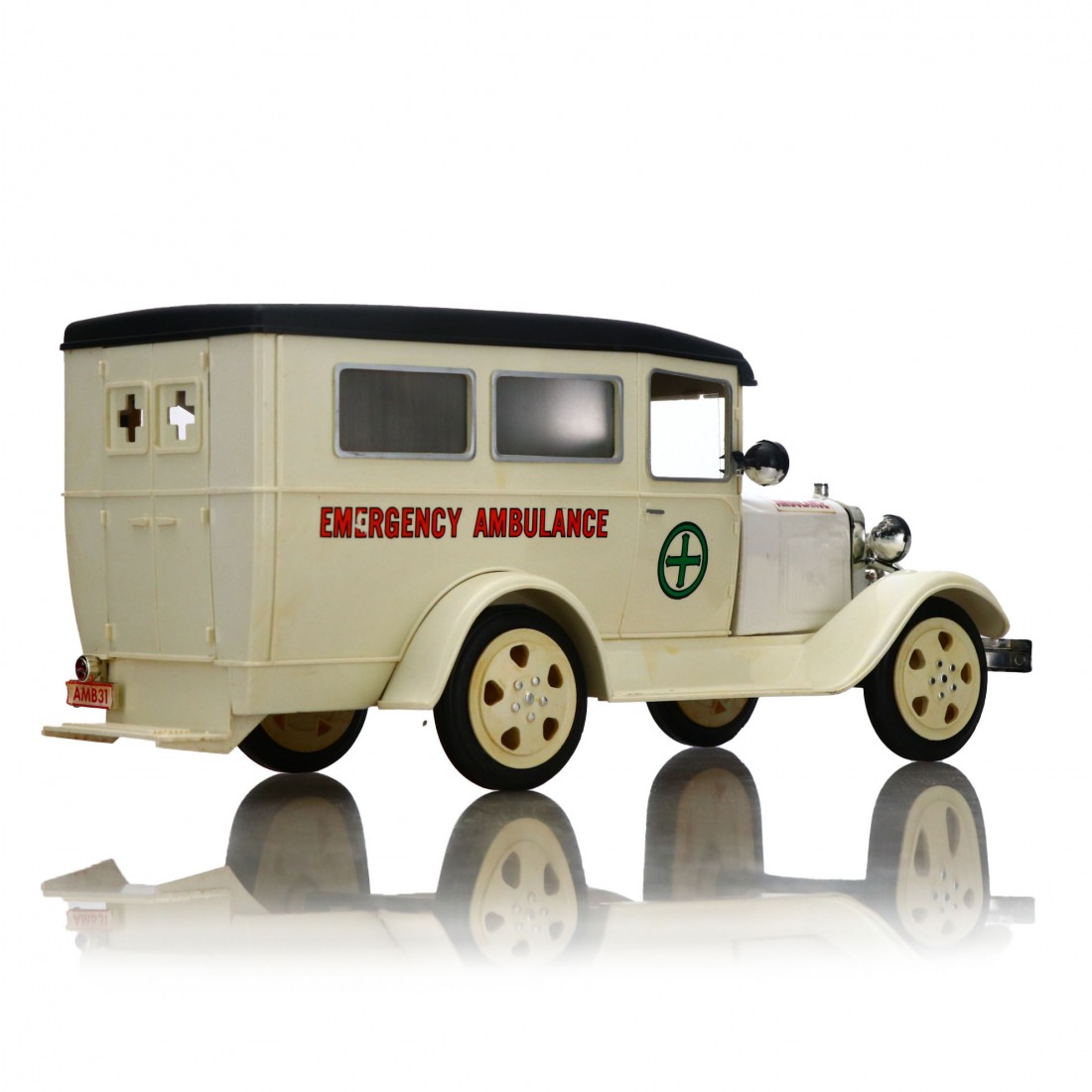 Beam 100 Month Old 1930 Emergency Ambulance Decanter 1980s Whisky