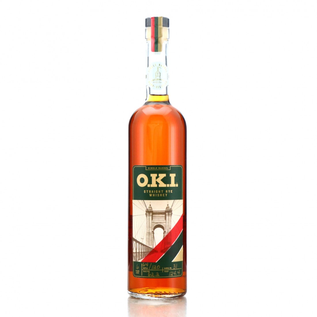 OKI 6 Year Old Straight Rye Whiskey #31 / Seelbach's | Whisky Auctioneer