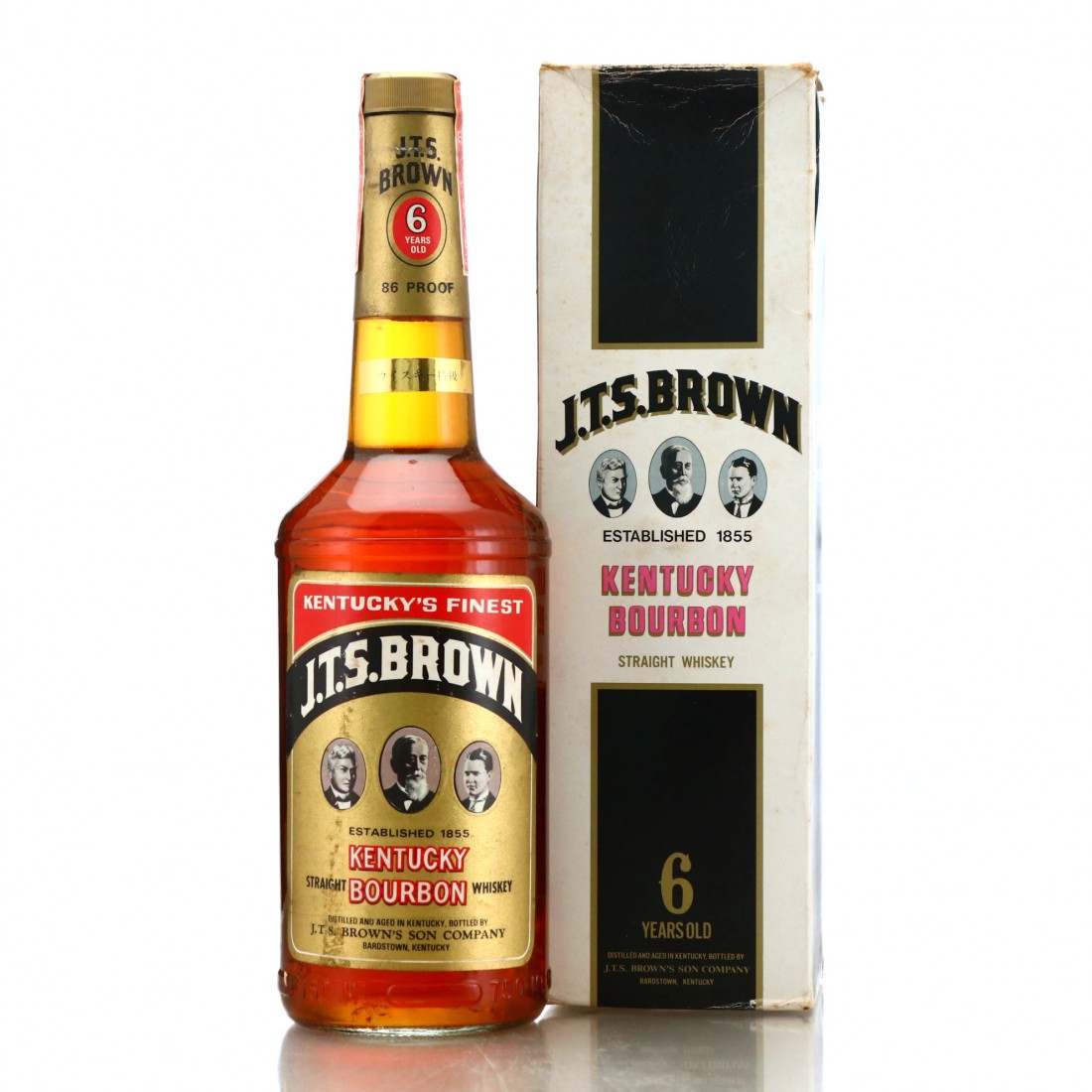 J.T.S. Brown 6 Year Old Kentucky Straight Bourbon 1988 Whisky Auctioneer