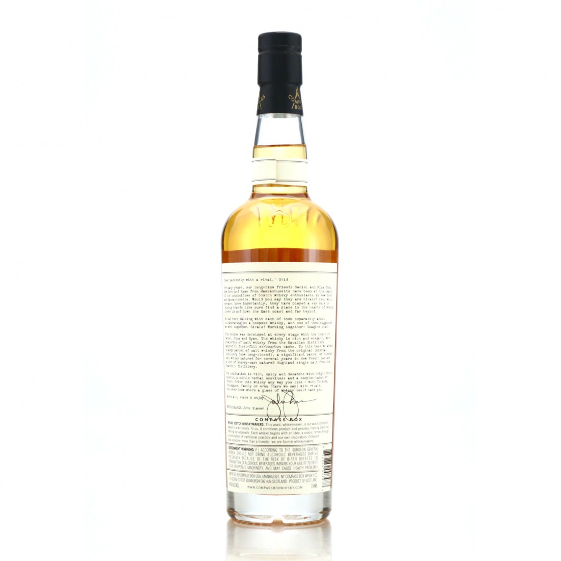 Compass Box Rivals 75cl / US Whisky Auctioneer
