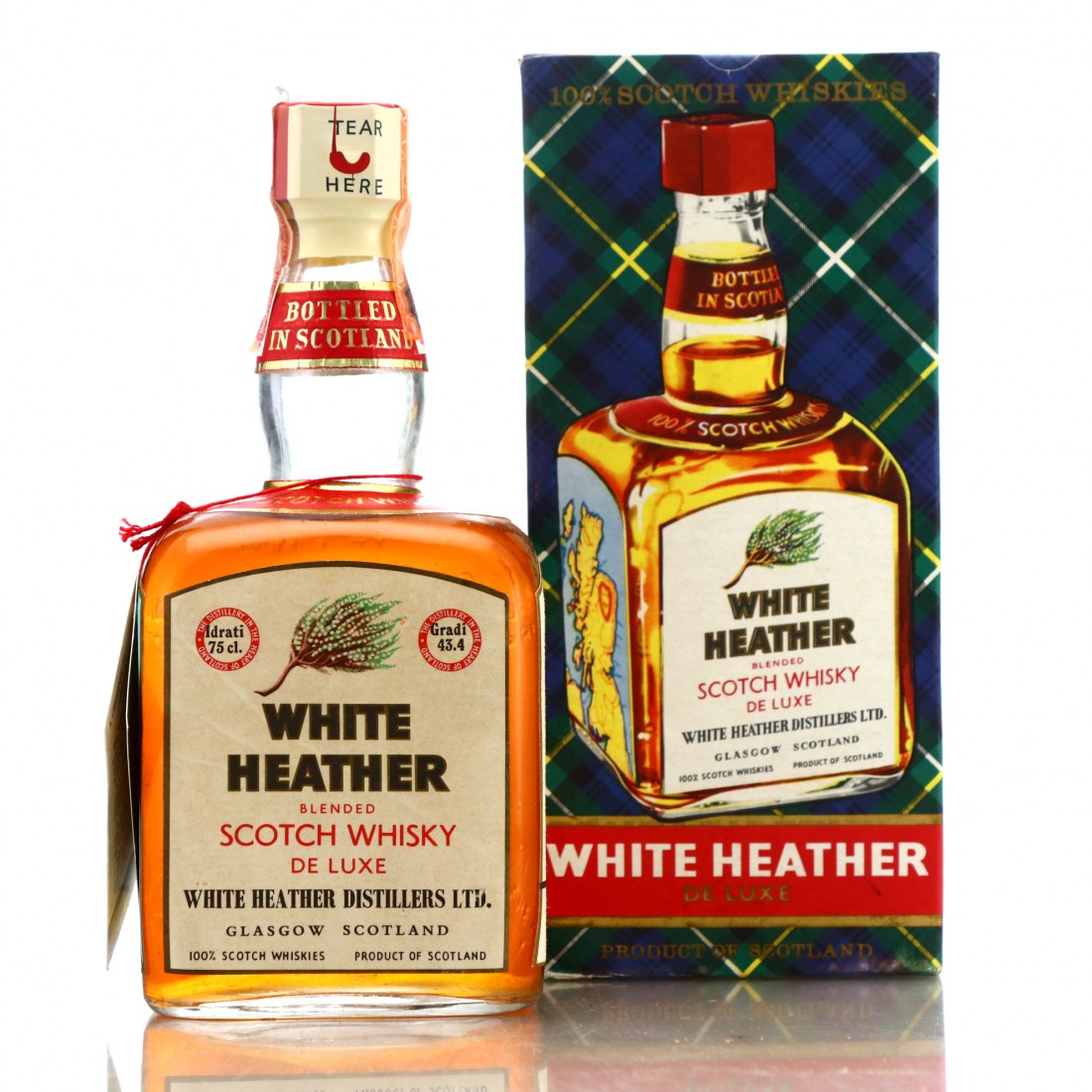 White Heather De Luxe 1960s / Rinaldi Import | Whisky Auctioneer