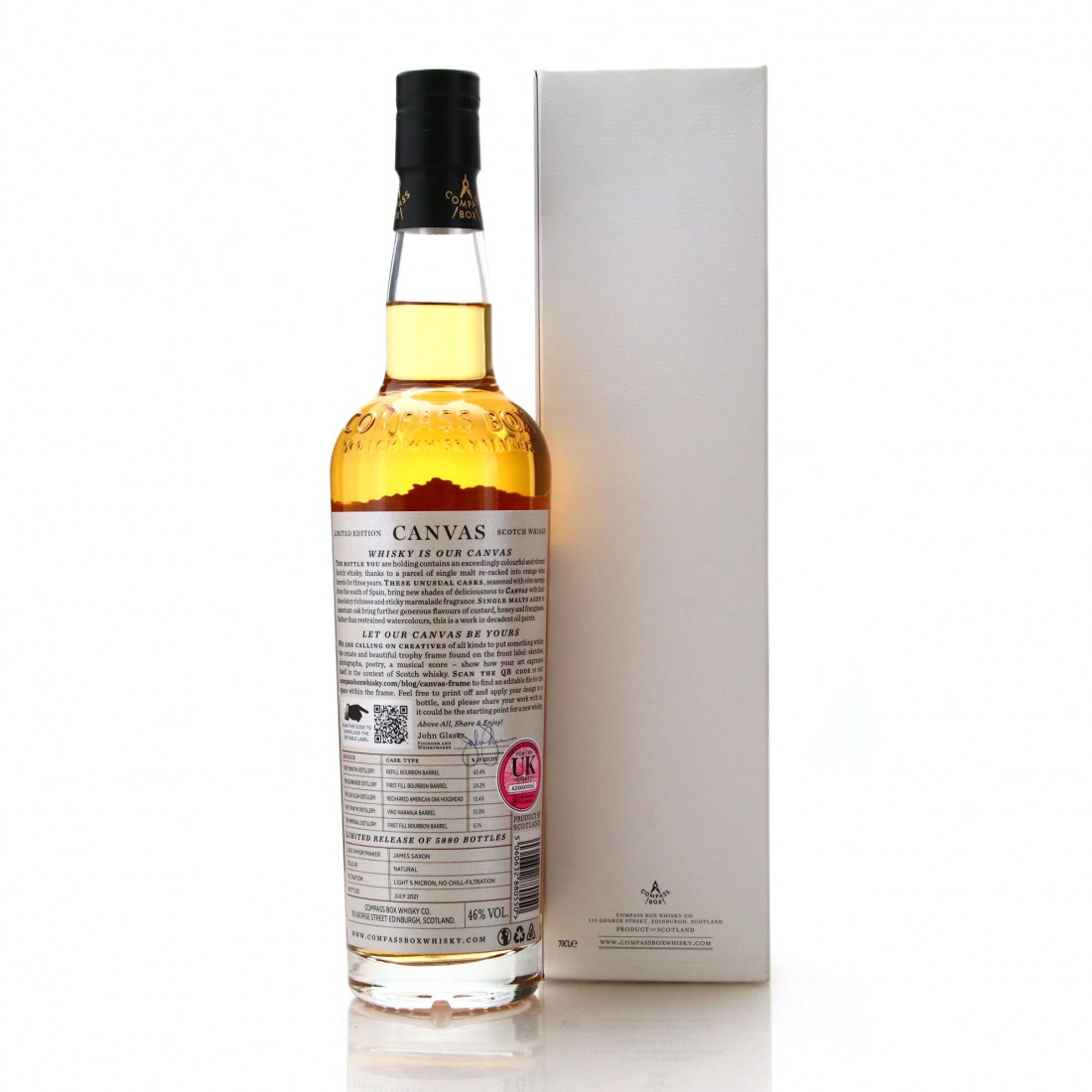 Compass Box Canvas Whisky Auctioneer