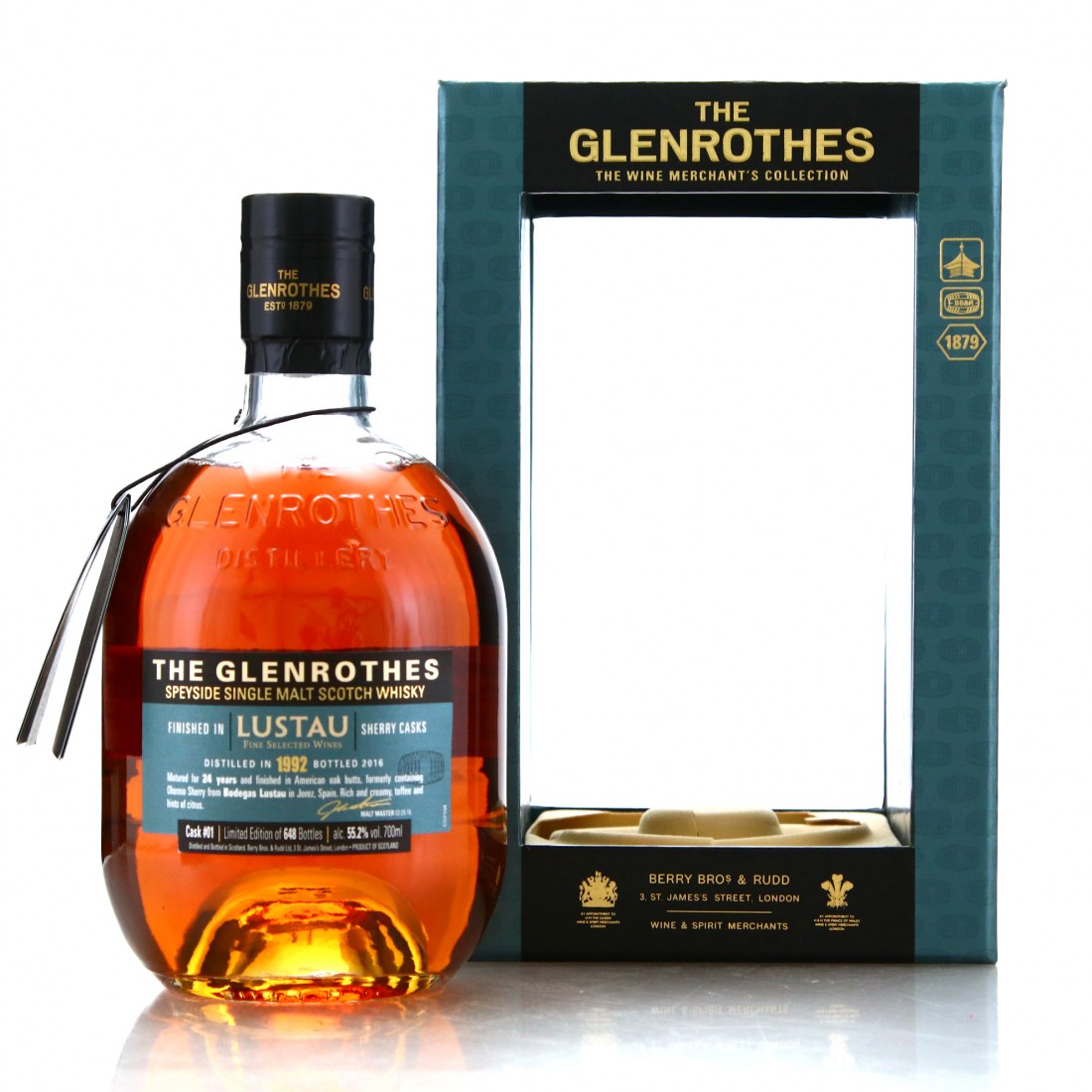 Glenrothes 1992 Lustau Oloroso Cask Finish 24 Year Old / Wine Merchant