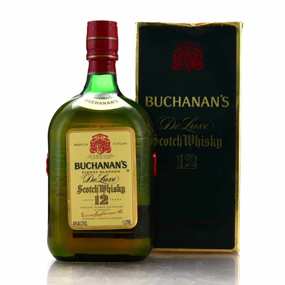 Buchanan's 12 Year Old De Luxe 1 Litre 1990s Whisky Auctioneer